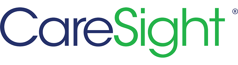 CareSight Logo CareSight services by Pop healthcare Logo