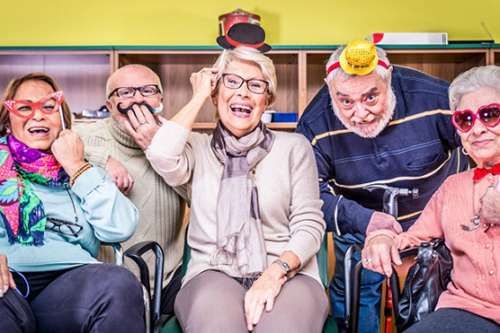 Help & Resources Seniors having fun together