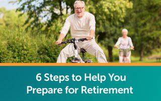 A senior man riding a bike, smiling, enjoying his retirement.