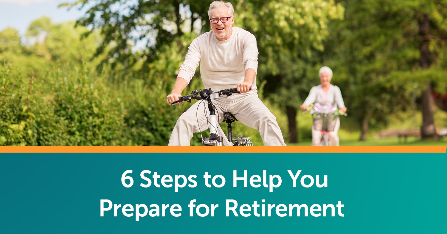 A senior man riding a bike, smiling, enjoying his retirement.